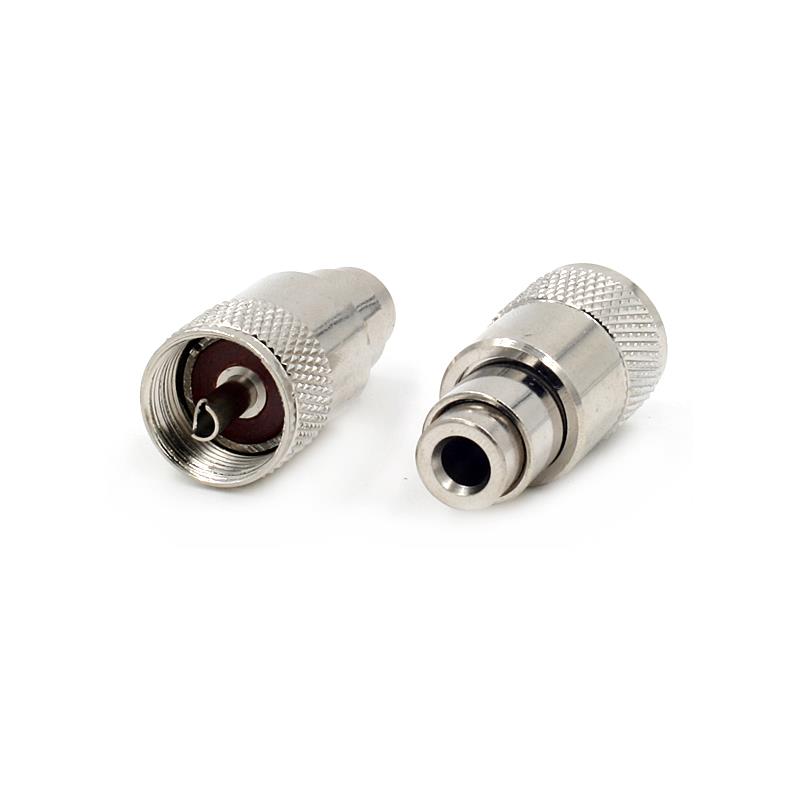 UHF PL259 Solder Connector Plug With Reducer for RG8X Coaxial Coax