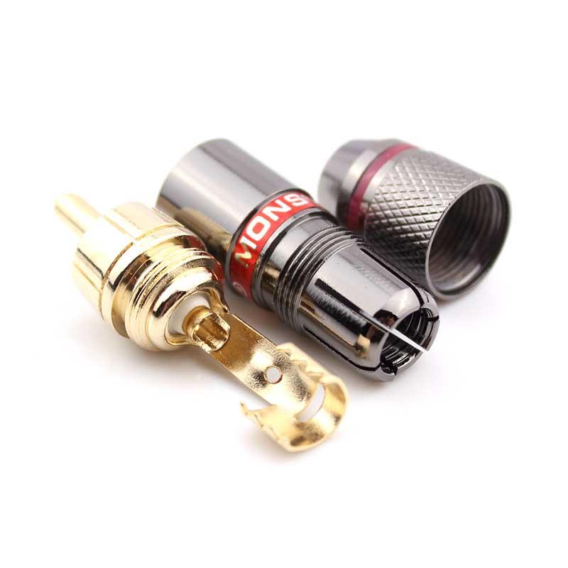 Rca Male Plug Adapter, Rca Repair Ends - Audio - Component2buy