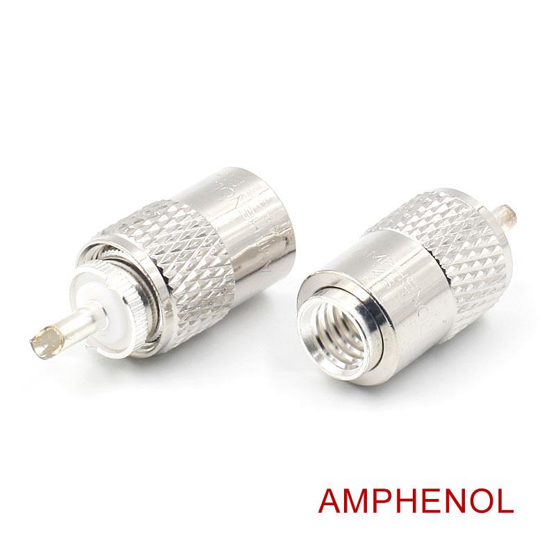 AMPHENOL UHF/PL259 Male Solder Coax Connector for 50ohm Low Loss RG