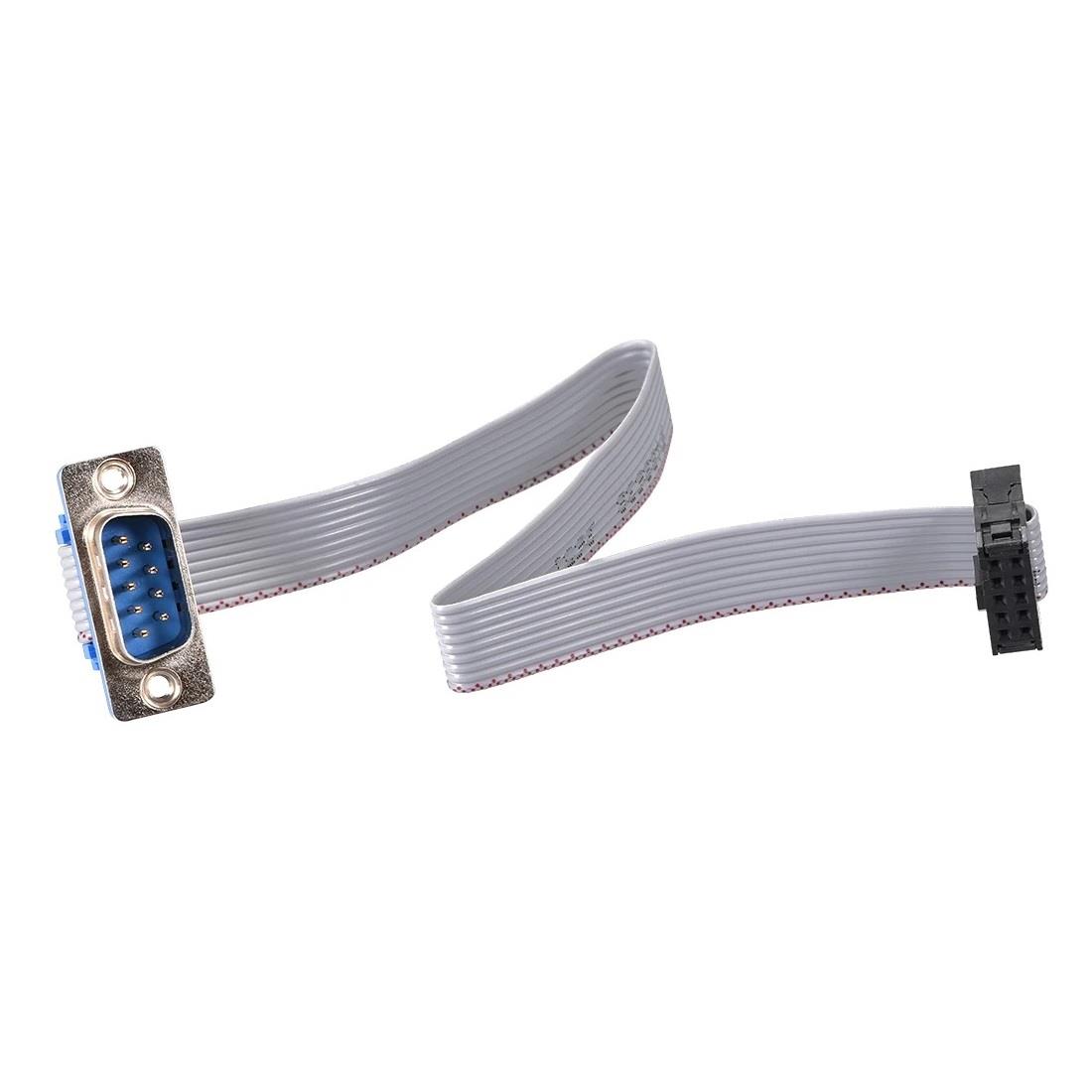 IDC 10pin to DB9 Male Flat Ribbon Cable