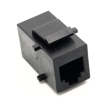 RJ11/RJ12 Six Conductor Female-Female Modular Keystone Coupler