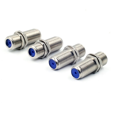 27mm Full Brass F Connector Female to Female TV Cable Connector