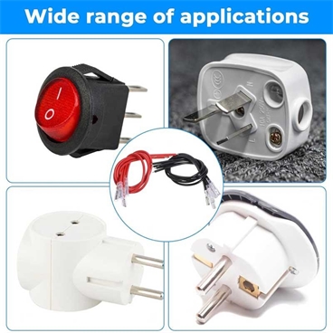 2.8/4.8/6.3mm Male Female Spade Terminal Electrical Wire Crimp Connectors