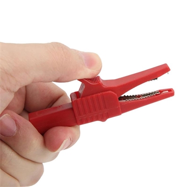 Large Heavy Duty Full Insulated Alligator Clips with 4mm Banana Jack CAT II 32A